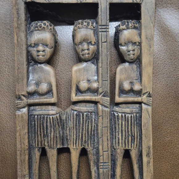 African Antique Handcrafted Wooden Tribal Art
